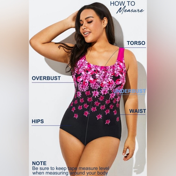 Meet Curve Black Cross Front Mesh One-piece Swimsuit, Size XL, NWT - Picture 7 of 8